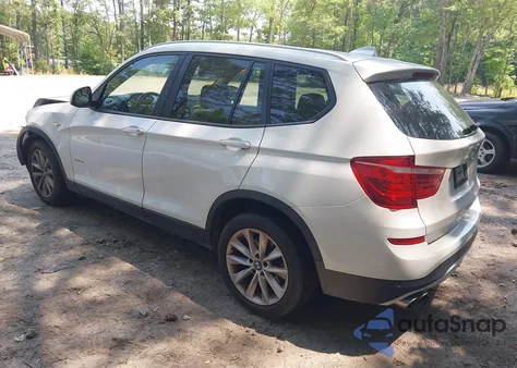 2016 BMW X3 xDrive28I z USA, uszkodzony, nr VIN 5UXWX9C55G0D84239